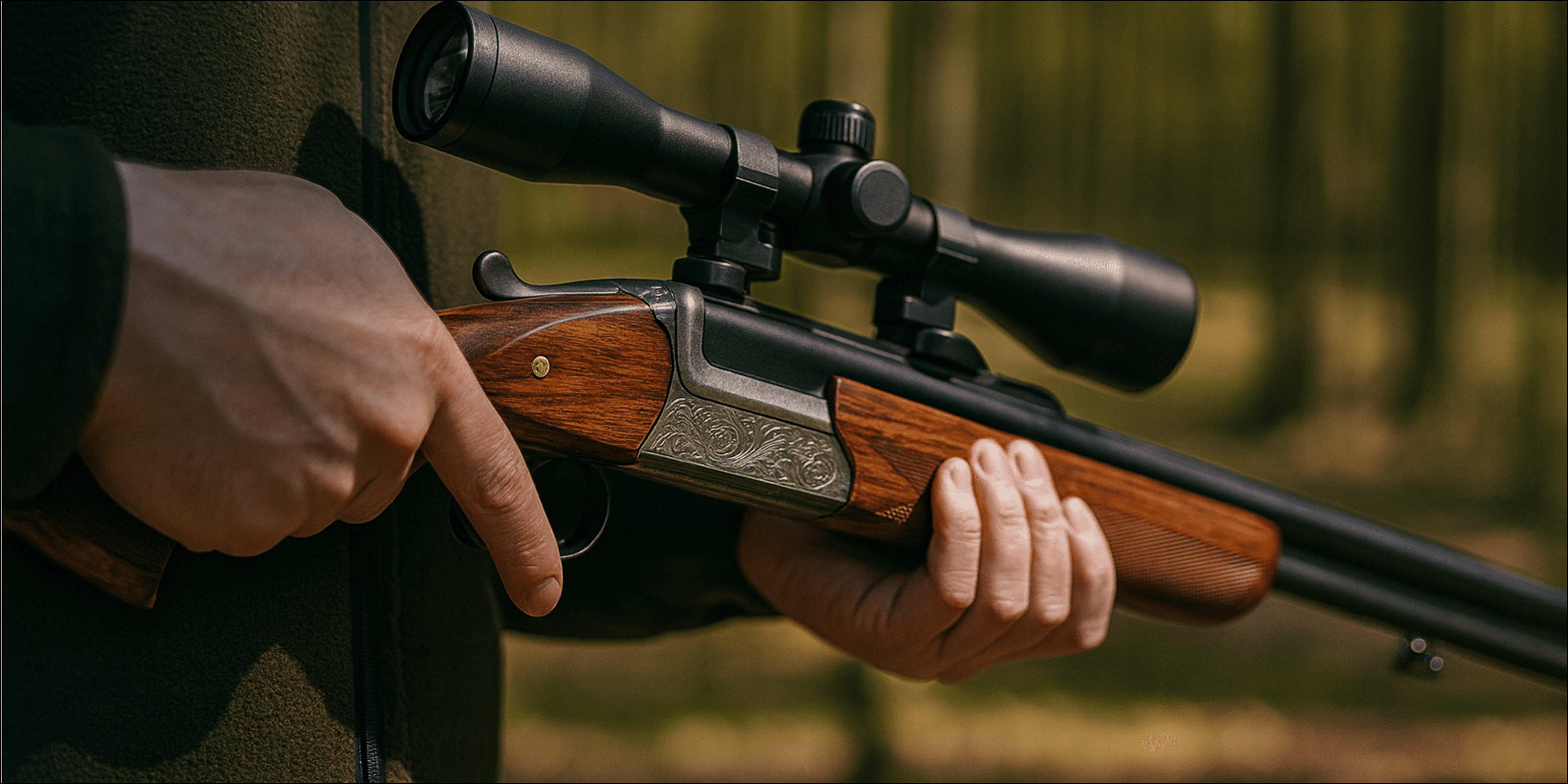 銃が並べられている画像